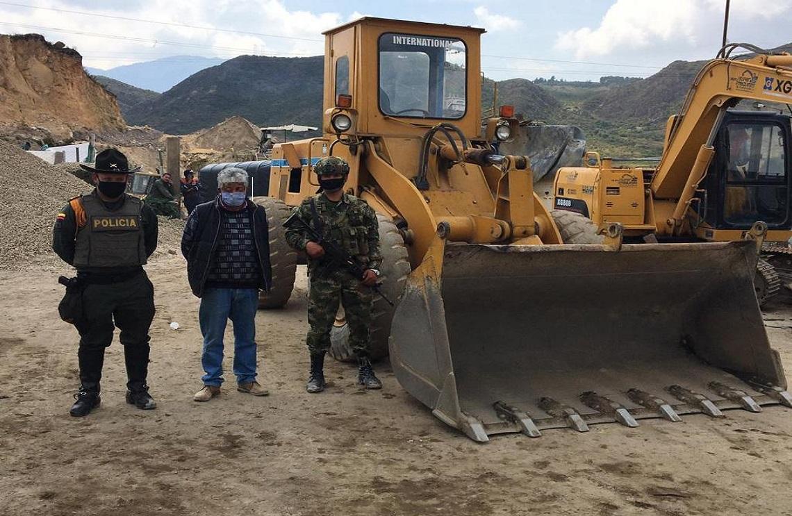  Ejército Nacional realiza captura por minería ilegal en el sur de Bogotá