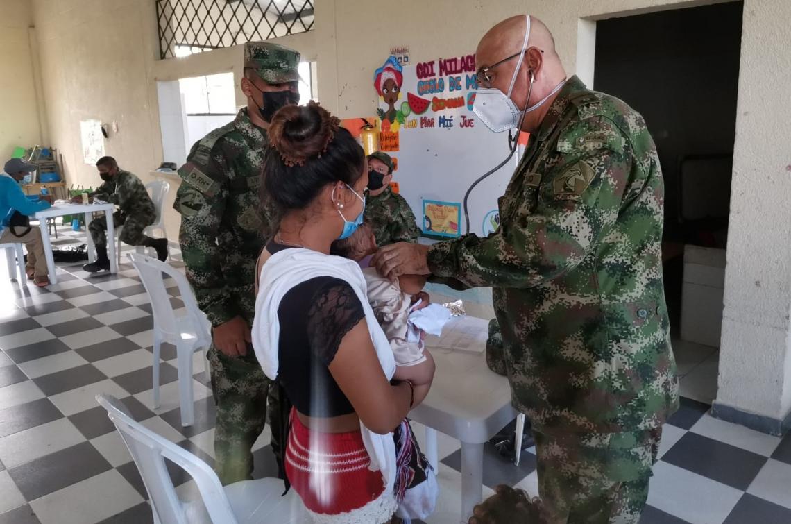 Ejército Nacional brinda bienestar a los habitantes de Ciénaga, Magdalena