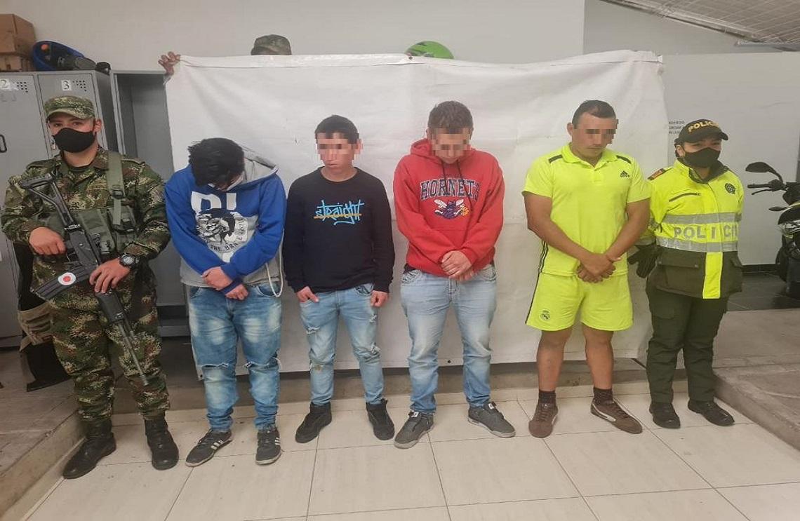 Capturadas 14 personas por obstrucción en vía pública en Cundinamarca