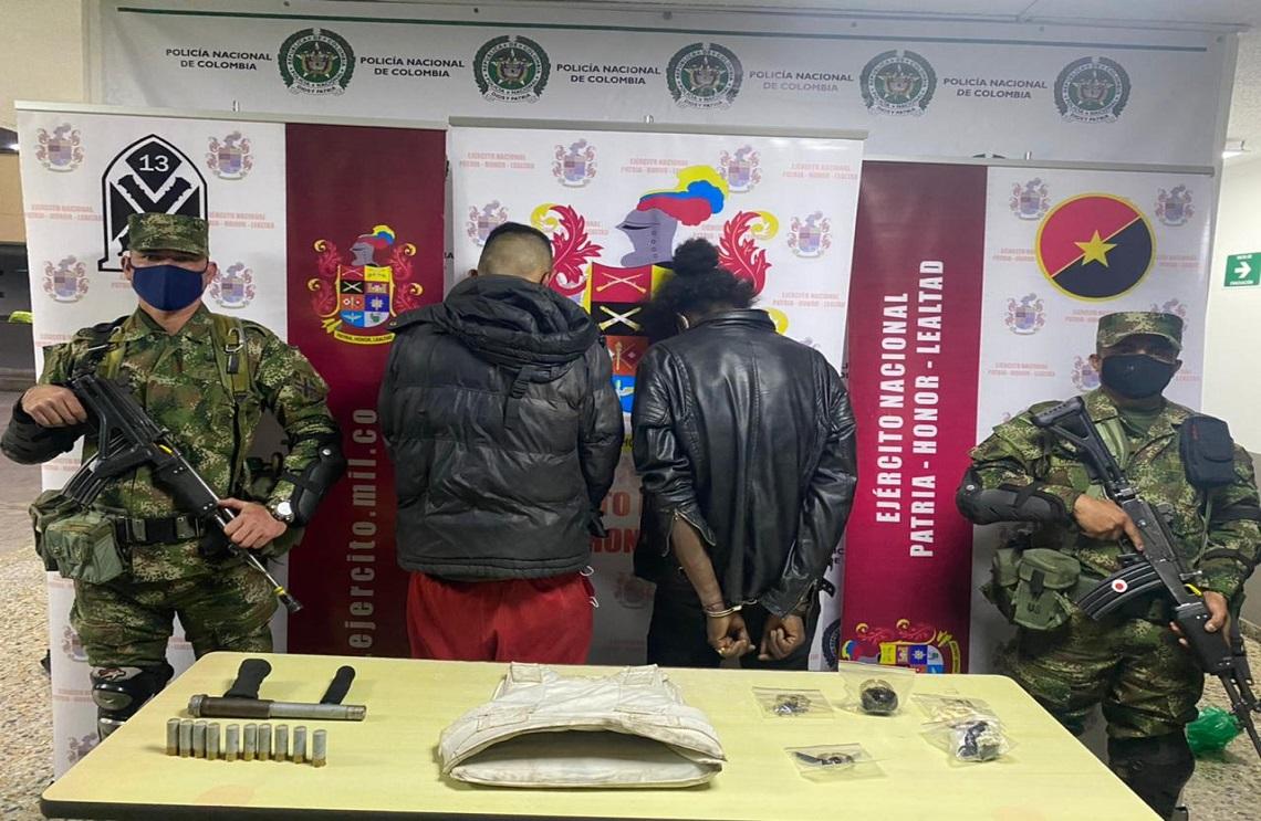 Ejército capturó a cinco personas por diferentes delitos en Bogotá y Cundinamarca