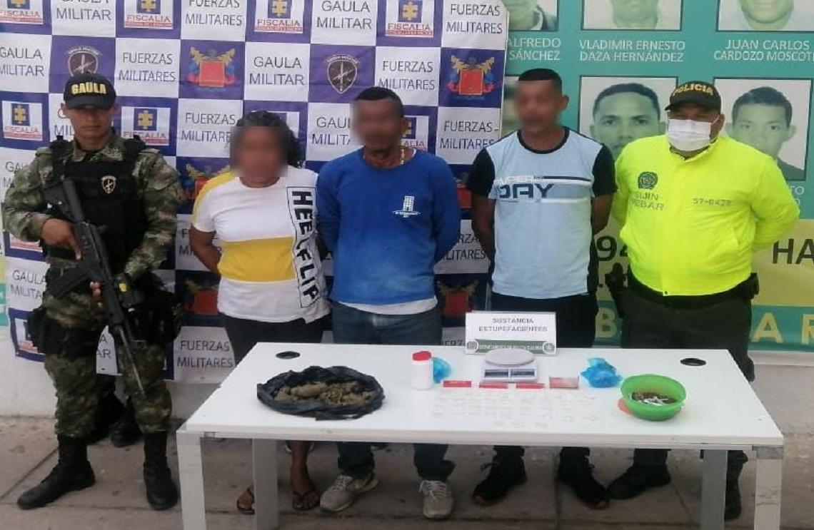 En La Guajira el Ejército capturó en flagrancia a tres presuntos integrantes de Los Pachencas