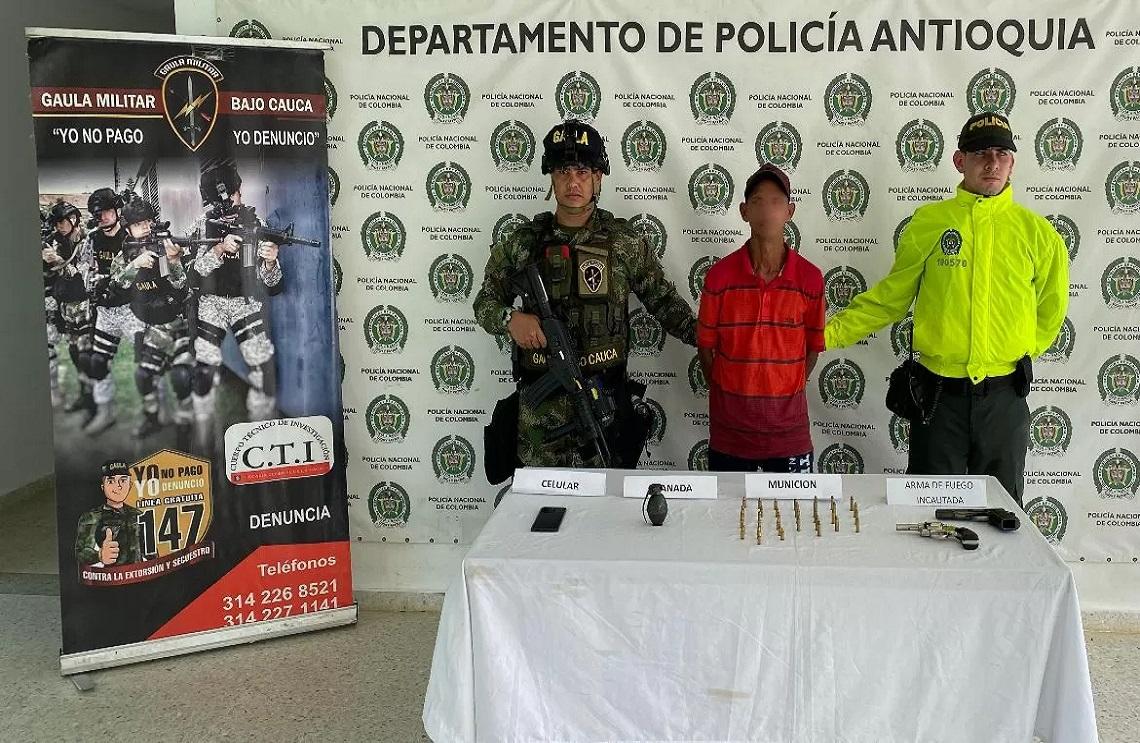Ejército Nacional capturó a cabecilla del Clan del Golfo en Zaragoza, Antioquia