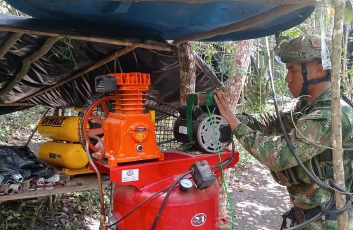 En Nariño, Ejército Nacional desmantela laboratorio que producía más de cuatro toneladas de clorhidrato de cocaína al mes