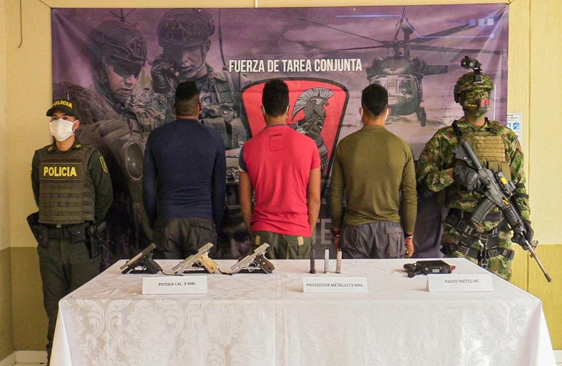 Ante tropas del Ejército Nacional continúan presentaciones voluntarias