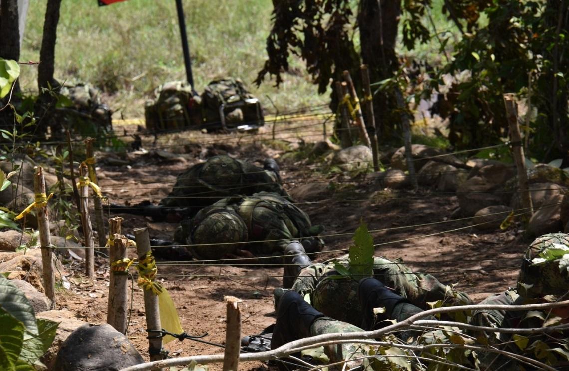 Aplicando la doctrina Damasco, la Escuela Militar de Cadetes realiza ejercicios tácticos de campaña