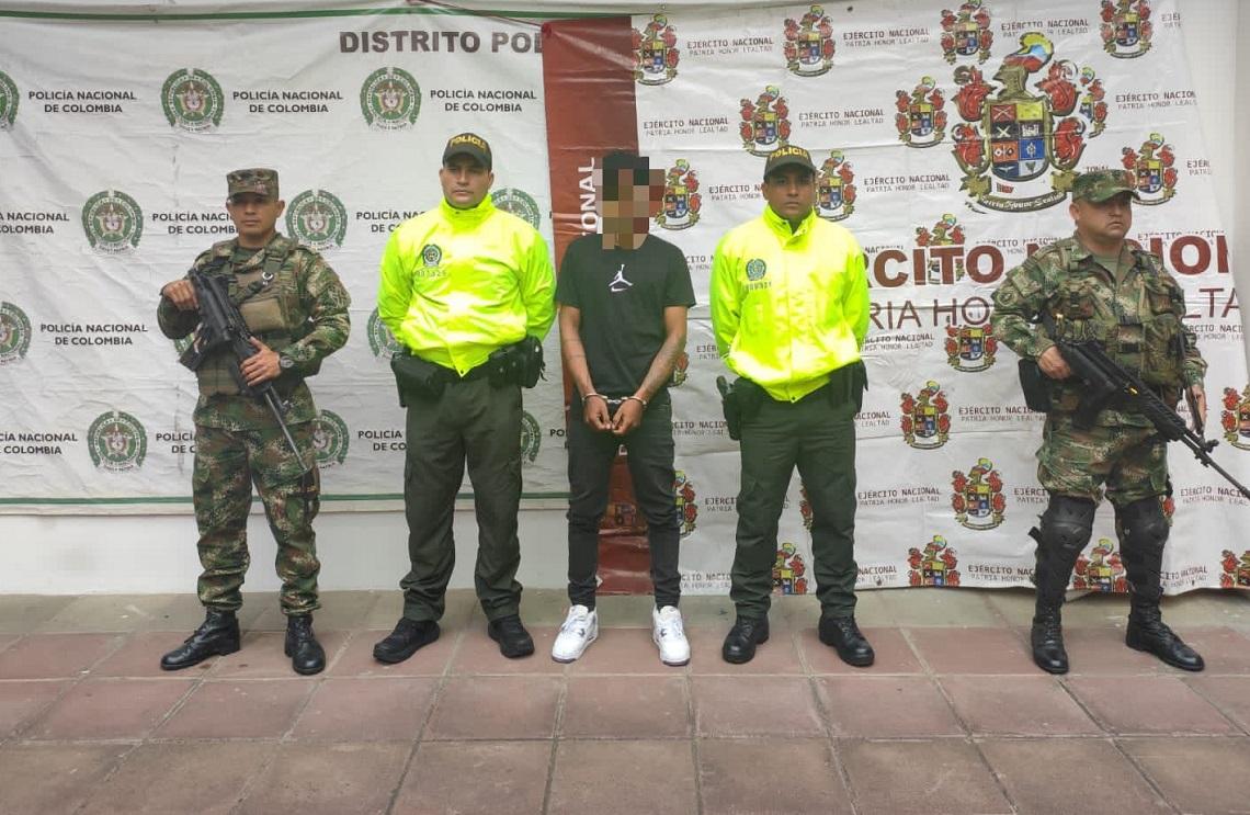 En Cartagena, Bolívar fue capturado el autor material del asesinato de un cafetero de Pinchote, Santander