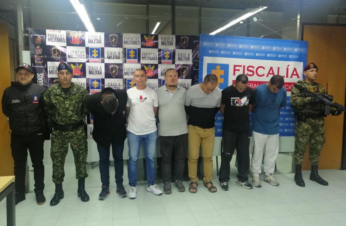 Ejército captura 6 sujetos por hurtar y comercializar armas y repuestos para Grupos Armados al Margen de la Ley