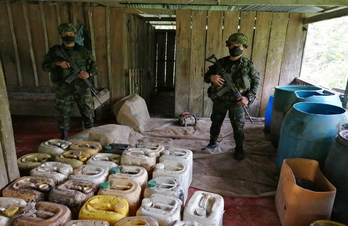 Ejército Nacional incauta más de 240 kilos de clorhidrato de cocaína, en el Meta