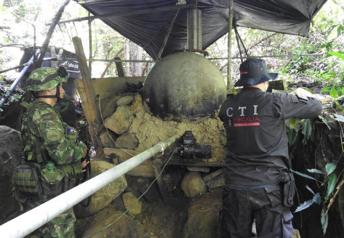 Cerca de tres toneladas de clorhidrato de cocaína fueron incautadas por el Ejército, en Tibú, Norte de Santander