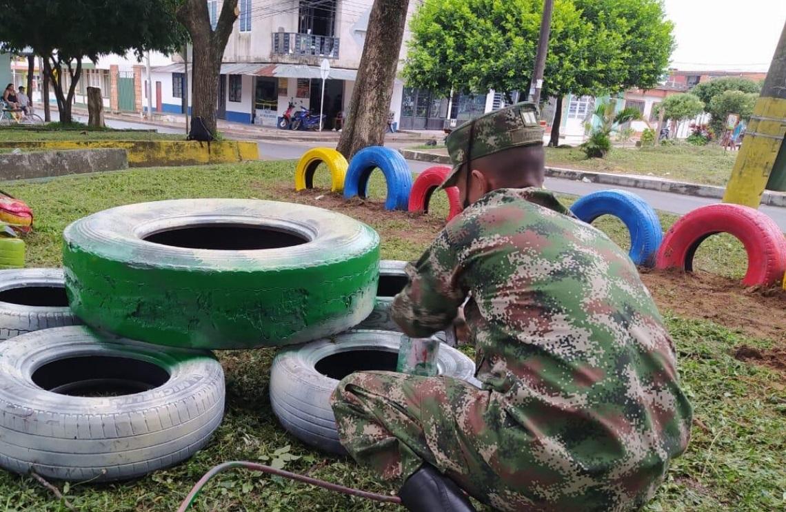 Ejército Nacional aporta al deporte y recreación de la primera infancia en Yopal, Casanare