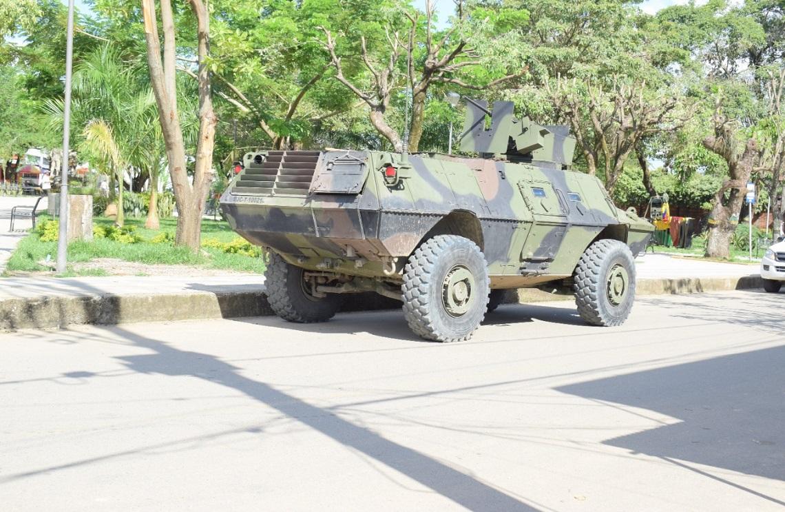 Tropas del Ejército Nacional trabajan en la seguridad de las comunidades en el Catatumbo