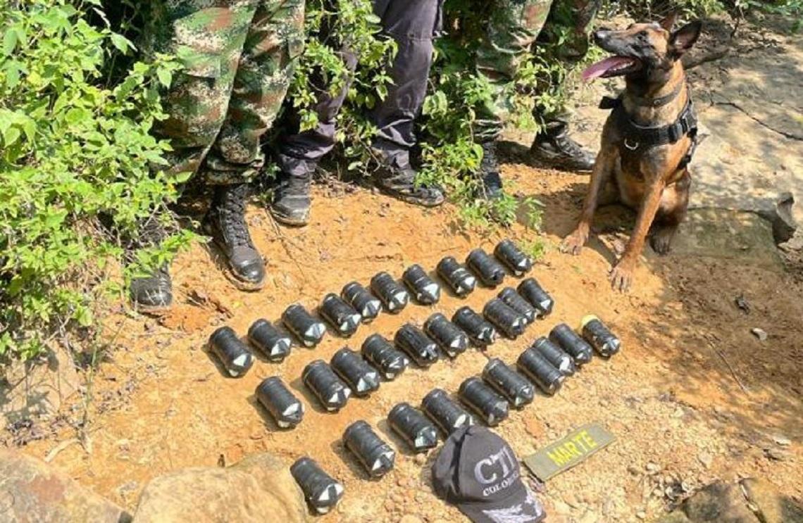 30 minas antipersonal fueron neutralizadas por el Ejército Nacional en Cúcuta, Norte de Santander