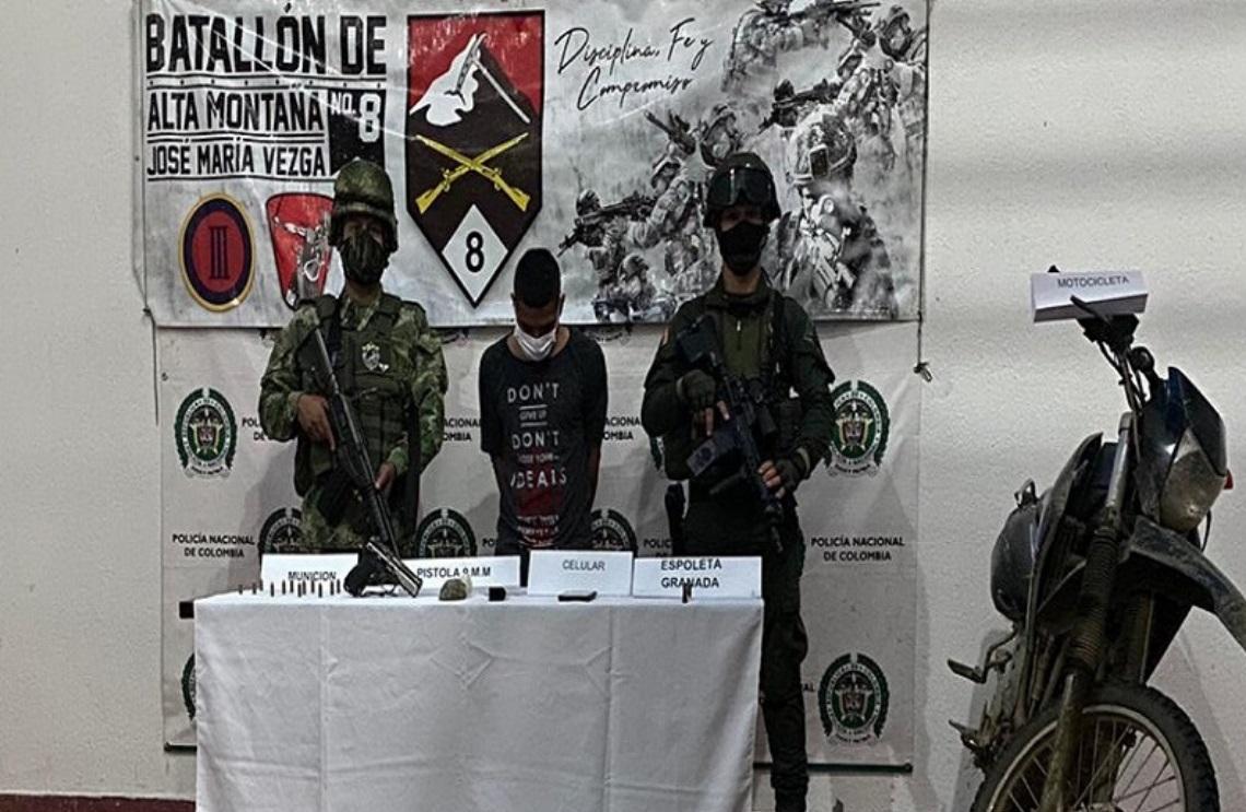 Ejército Nacional neutraliza atentado terrorista contra la estación de Policía de Corinto, Cauca