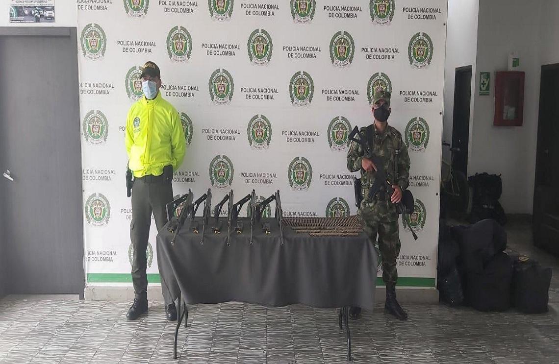 Ejército recupera material de guerra hurtado