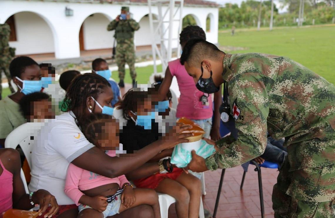 38 habitantes de Timbiquí fueron rescatados por el Ejército Nacional