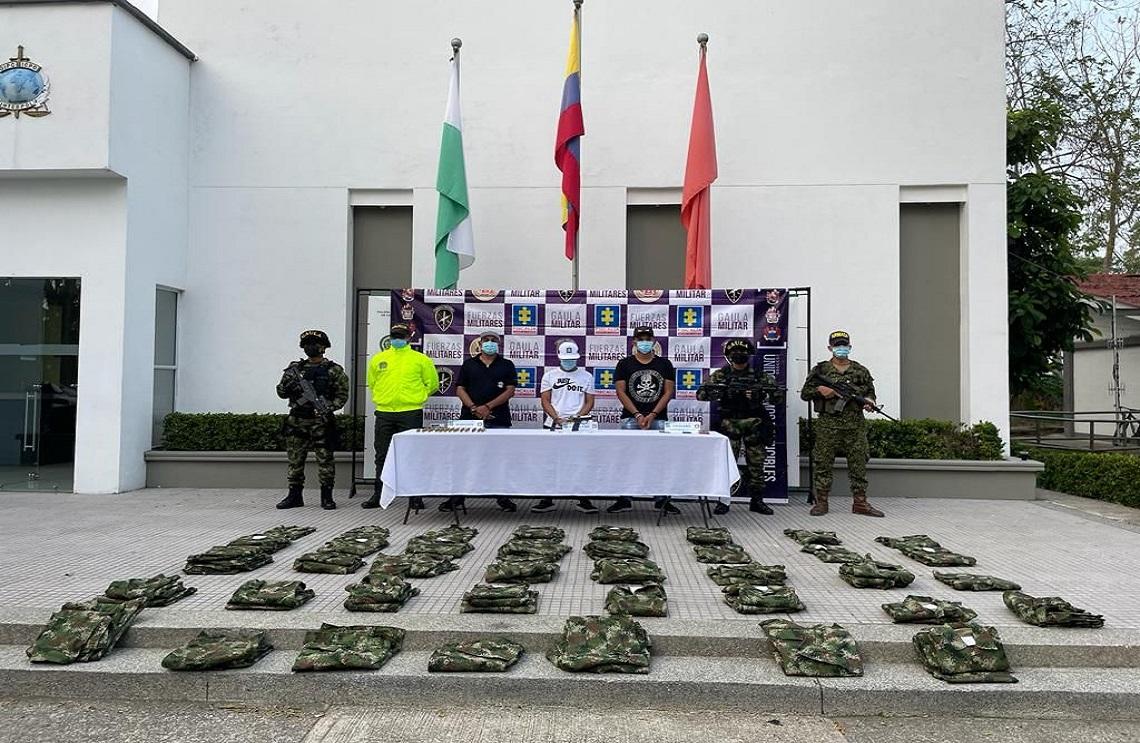 Fuerzas Militares y Policía Nacional capturan 3 integrantes del GAO Clan del Golfo en Turbo, Antioquia