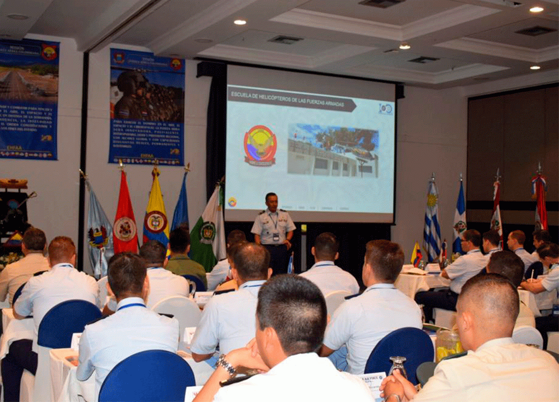 Escuela de Fuerzas Armadas realiza Segundo Congreso de Helicópteros de Latinoamérica 