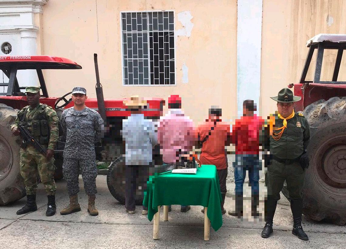  Cuatro capturados en operaciones contra la afectación al medio ambiente en el Tolima