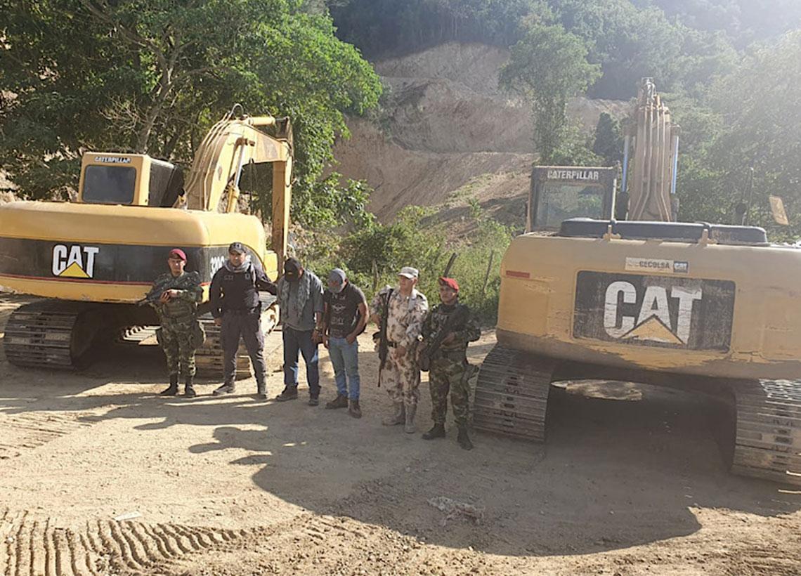 Golpe a la minería ilegal en el departamento del Atlántico