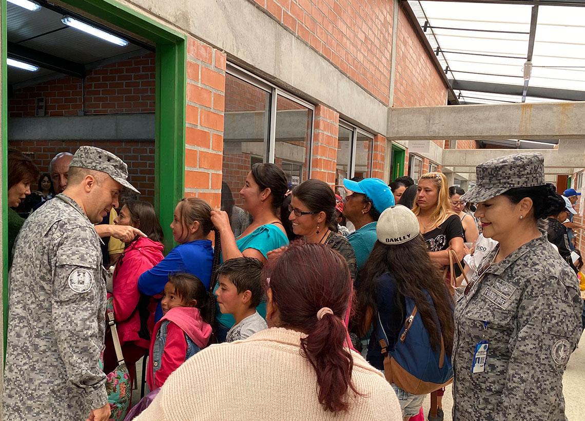 Oferta estatal llegó a la vereda Ovejas, en Antioquia 