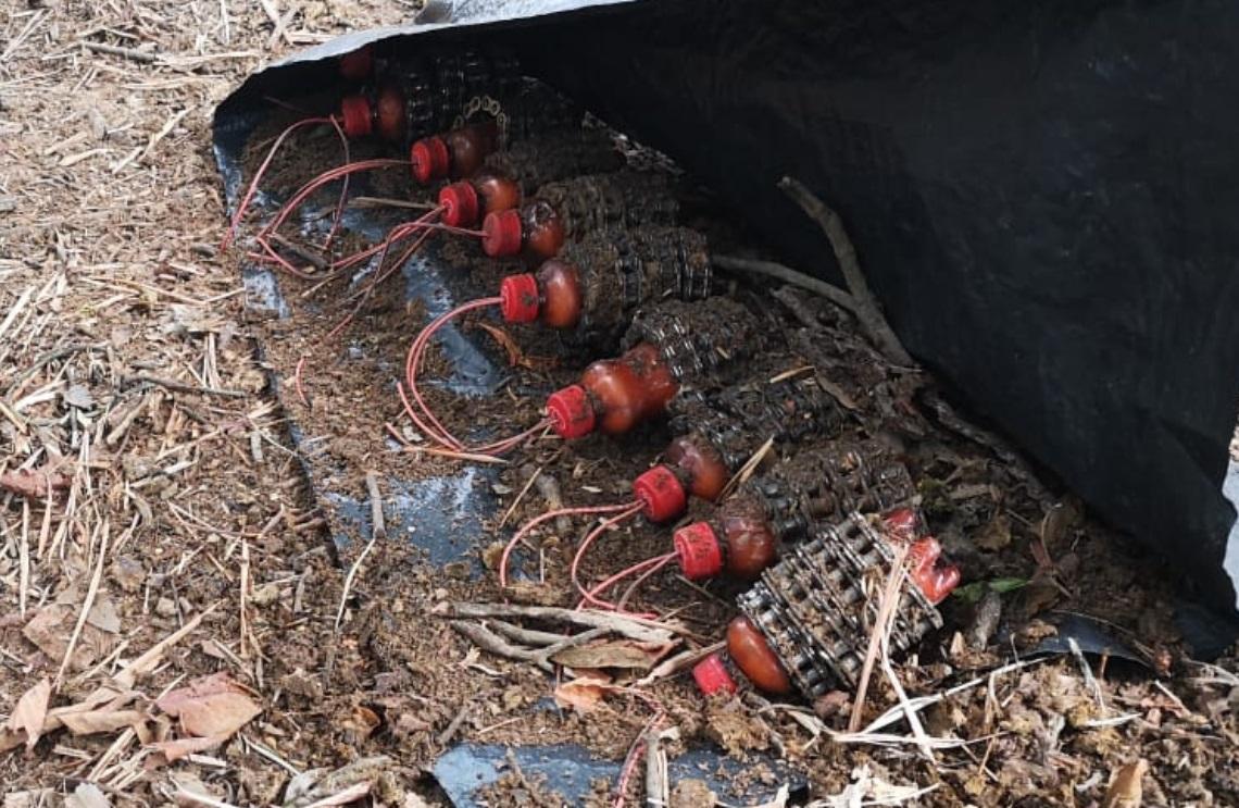 Hallan diez artefactos explosivos en La Uribe, Meta