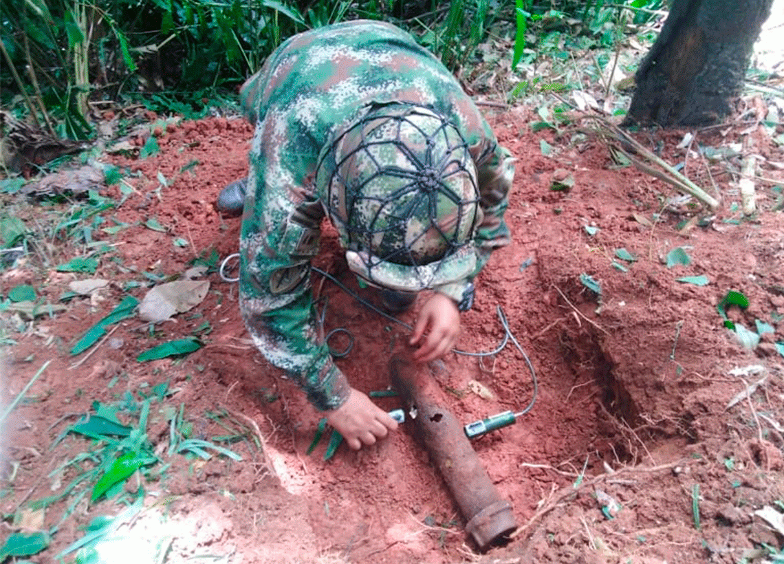 Fuerzas Militares neutralizan 4 artefactos explosivos en Vista Hermosa, Meta