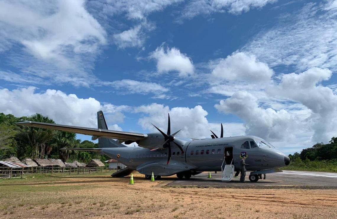 Fuerza Aérea transportó canastas nutricionales para comunidades indígenas del Amazonas