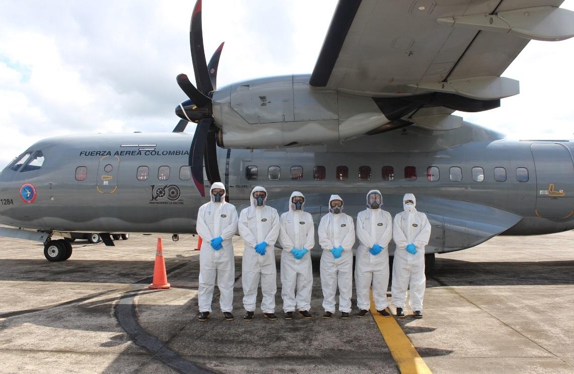 Fuerza Aérea inicia traslado de pacientes con Covid-19 desde Amazonas en avión hospital 