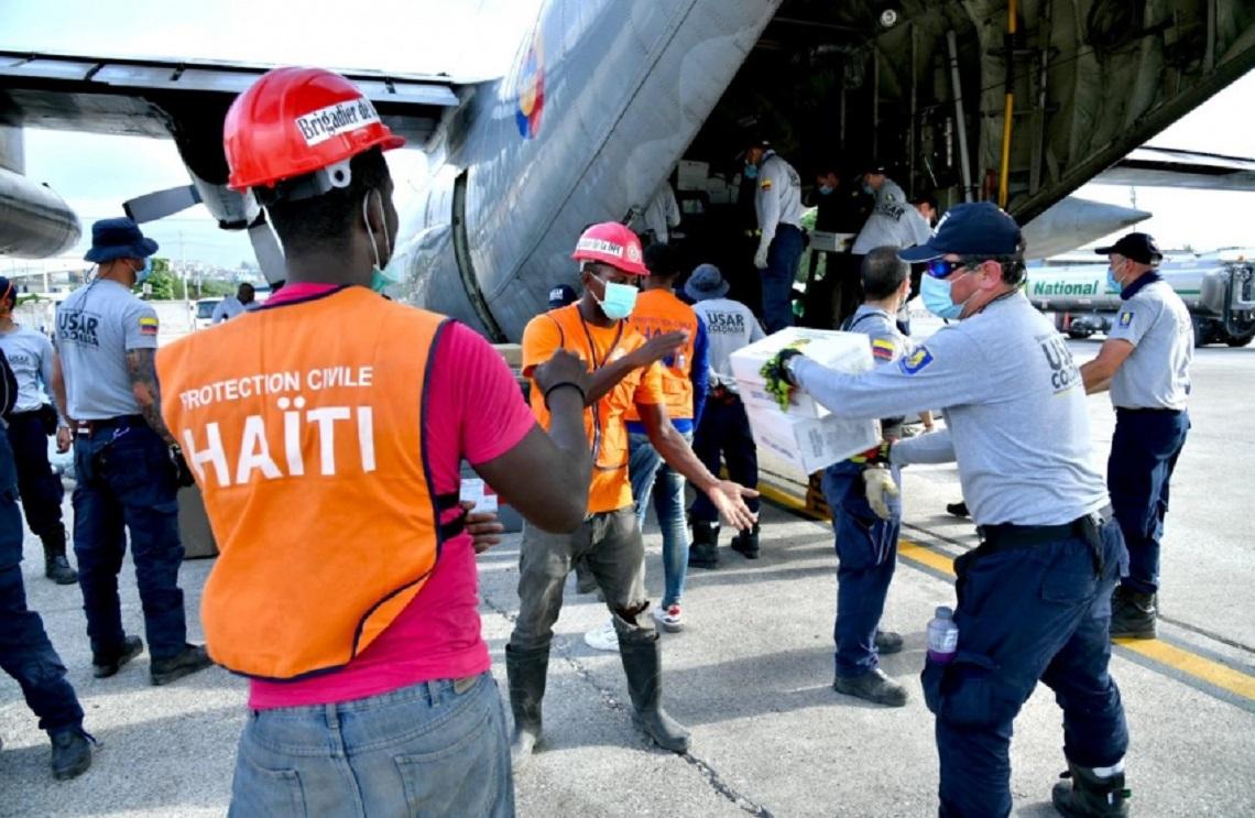 Misiones humanitarias en Haití, fueron apoyadas por la Fuerza Aérea Colombiana