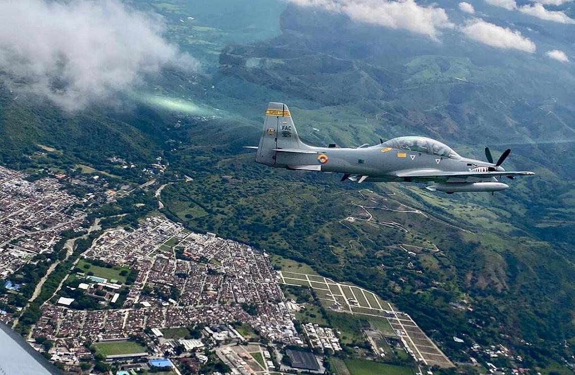 Contundencia operacional de la Fuerza Aérea Colombiana en el suroccidente colombiano