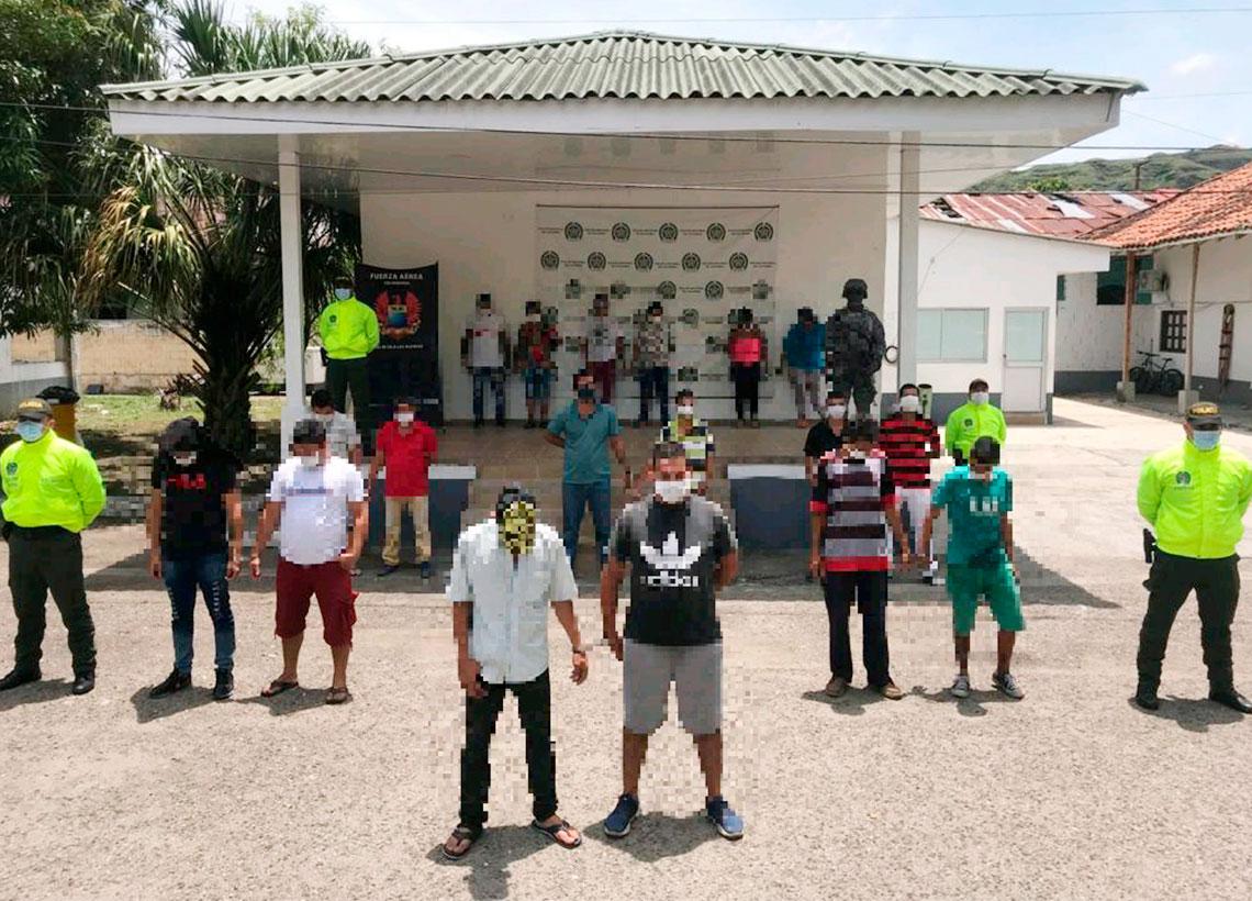 Operación de la Fuerza Aérea y Policía Nacional permitió desarticulación de banda delincuencial en el Tolima 