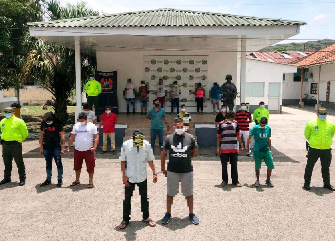 Operación de la Fuerza Aérea y Policía Nacional permitió desarticulación de banda delincuencial en el Tolima