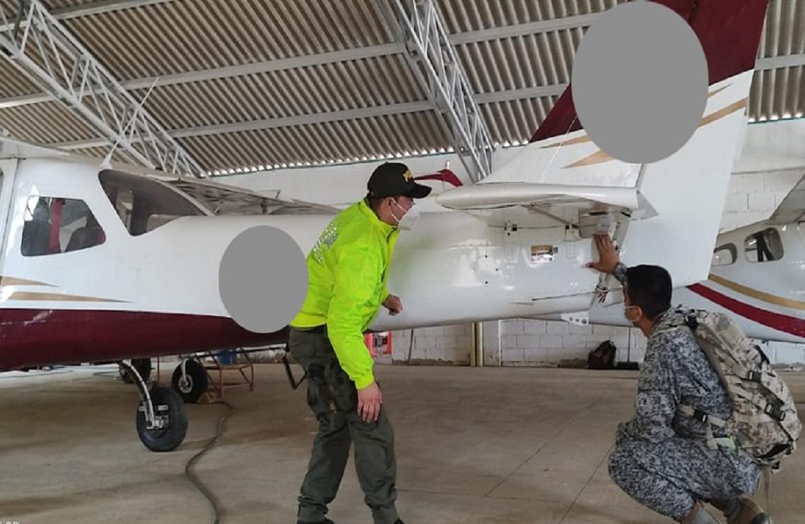 Fuerza Aérea Colombiana inmoviliza dos aeronaves, en el Caribe colombiano