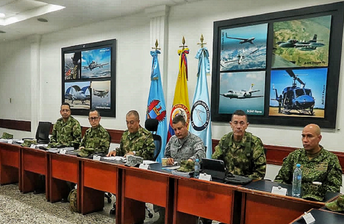 La Fuerza Aérea Colombiana participa en reunión de seguimiento por la seguridad en la Región Caribe