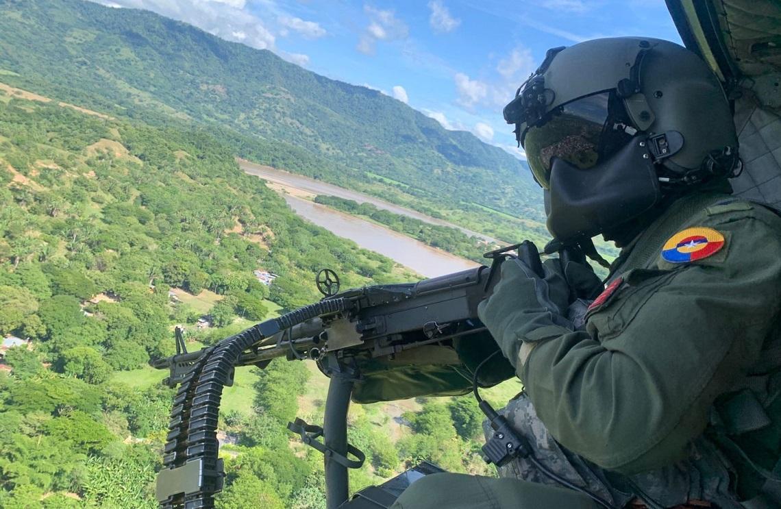 El Plan Democracia continúa con total alistamiento en el centro del país por parte de la Fuerza Aérea Colombiana