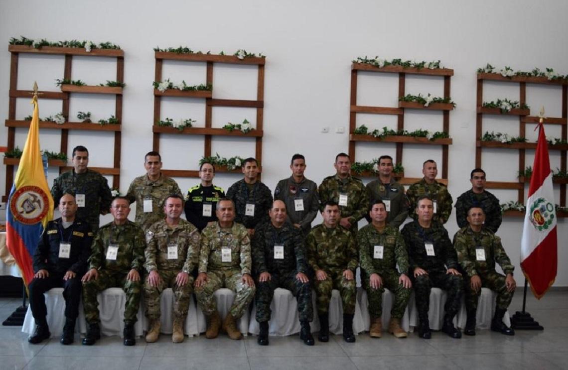 En la XI Reunión de Mandos Regionales Colombia – Perú, hizo presencia su Fuerza Aérea Colombiana