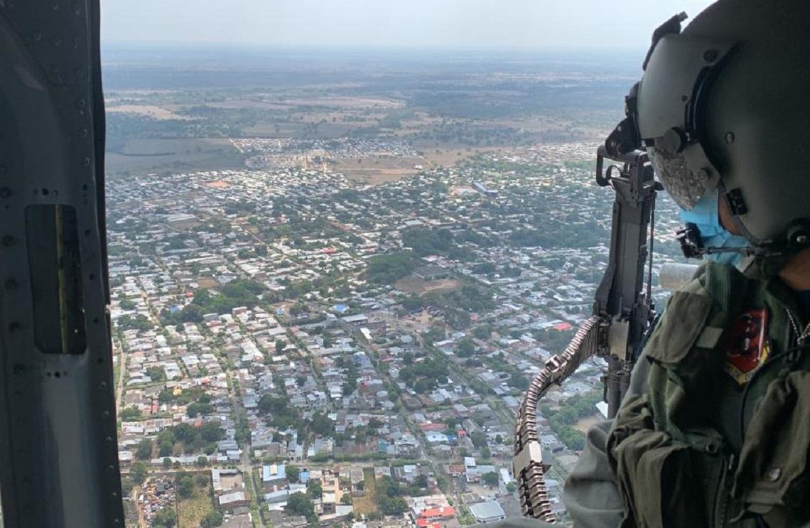 Fuerza Aérea Colombiana y Ejército Nacional vigilan la Ruta del Sol 