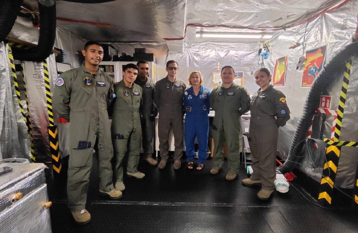 Primera tripulación de astronautas análogos de la Fuerza Aérea Colombiana