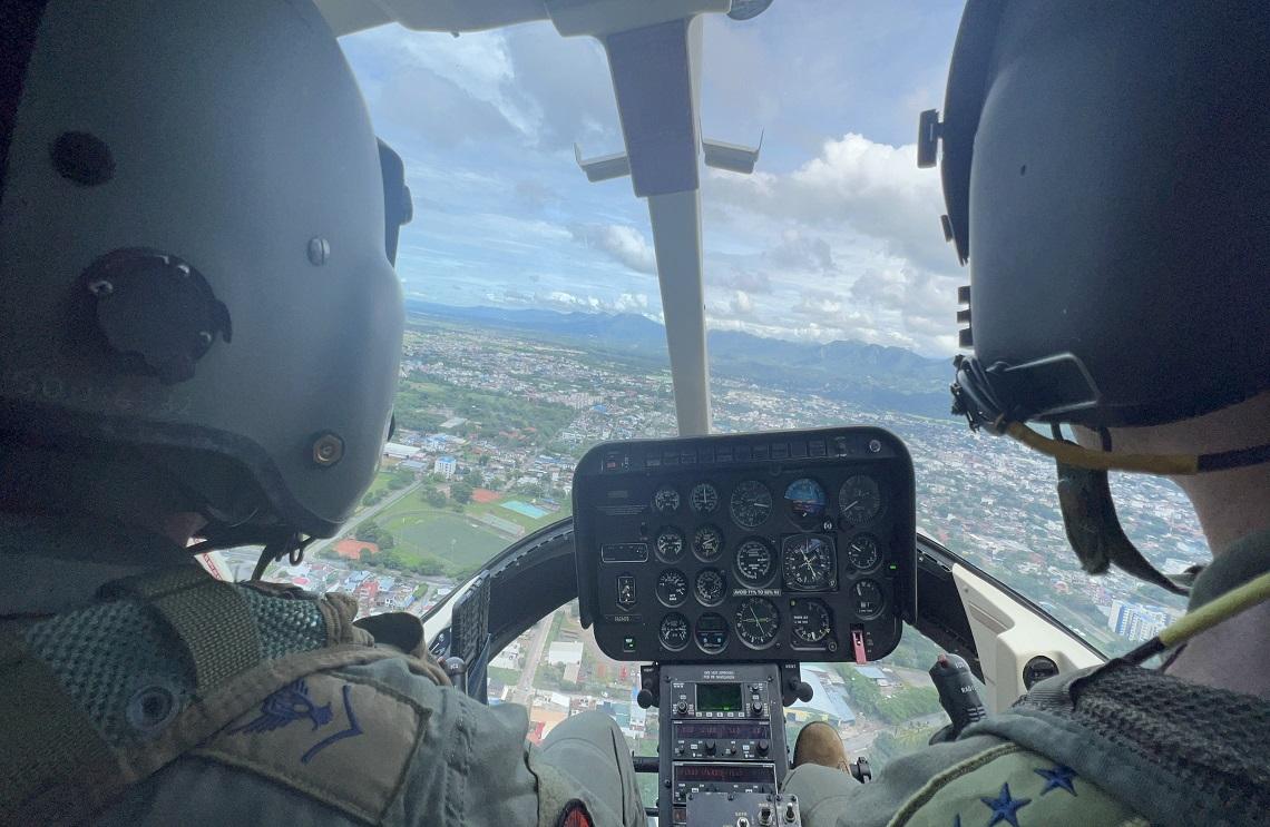 Desarrollo del Plan Democracia por la Fuerza Aérea Colombiana en la Orinoquía colombiana