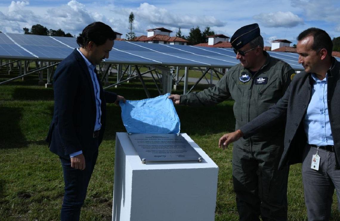 Base de la Fuerza Aérea Colombiana implementa solución solar de EPM, en Rionegro, Antioquia