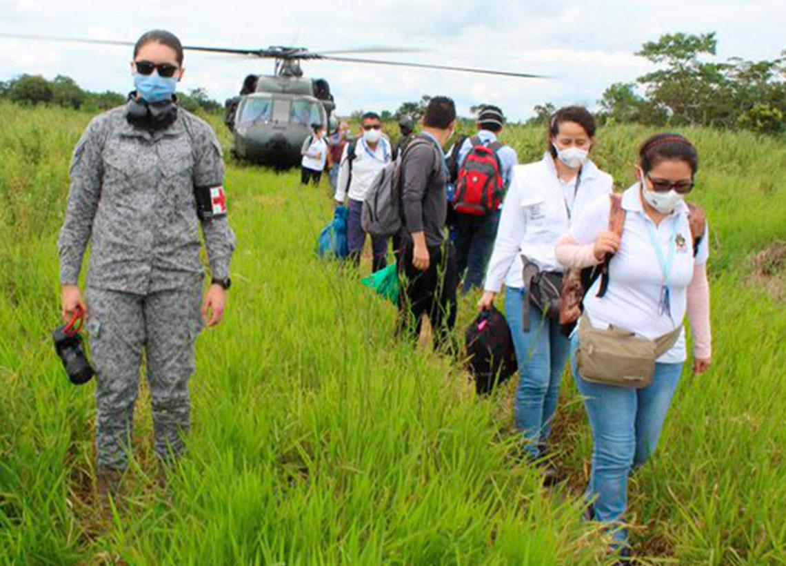 Comunidad indígena recibió atención médica especializada gracias a la Fuerza Aérea Colombiana