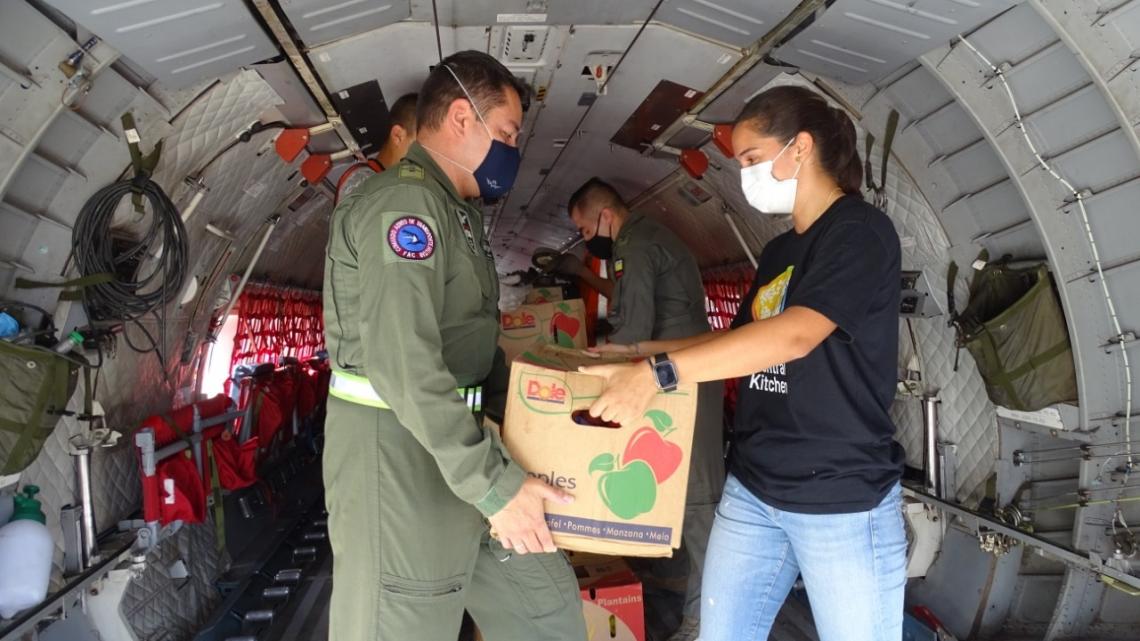 En fase de estabilización la Fuerza Aérea Colombiana continúa transportando ayudas a Providencia