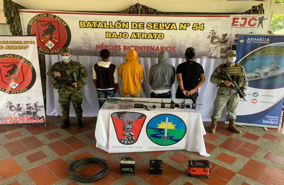 Fuerza Pública captura integrante del GAO Clan del Golfo en Chocó