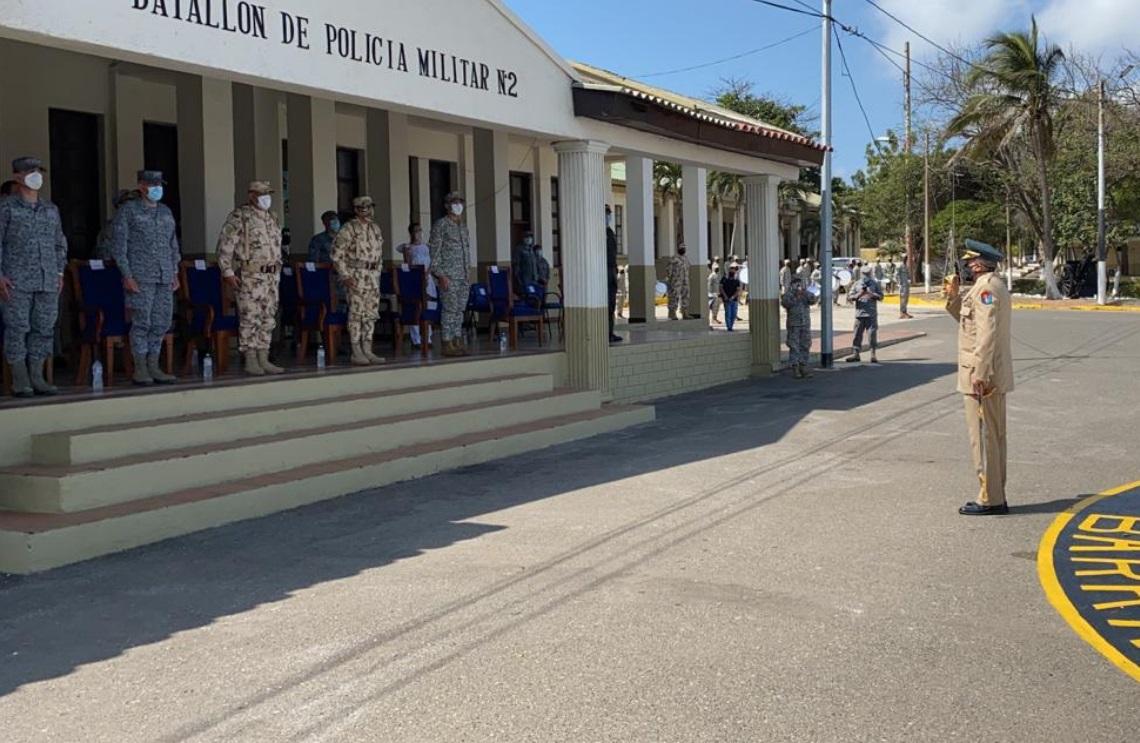 Transmisión de mando en el Comando Conjunto No. 1 Caribe