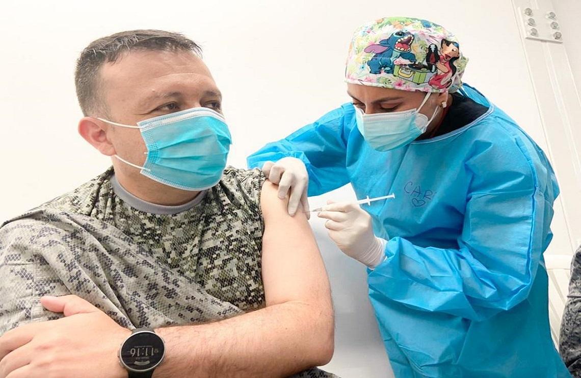  Las Fuerzas Militares dan inicio a su piloto de vacunación de la Tercera Etapa