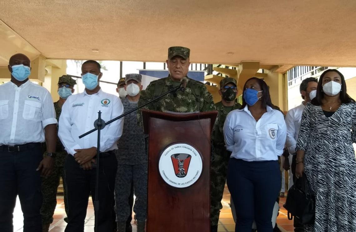 En Chocó, Fuerza Pública reforzará seguridad para los habitantes con control territorial