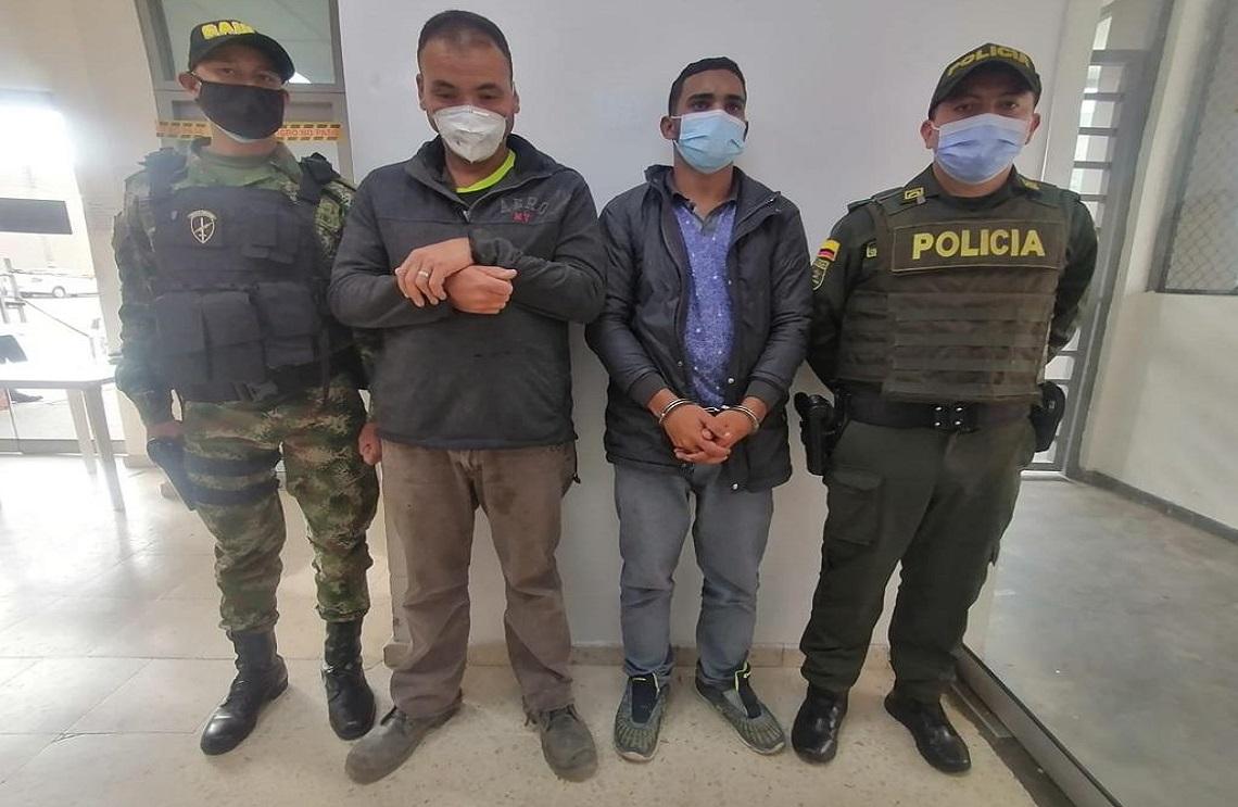 Gaula del Ejército capturó a dos extorsionistas en Soacha, Cundinamarca