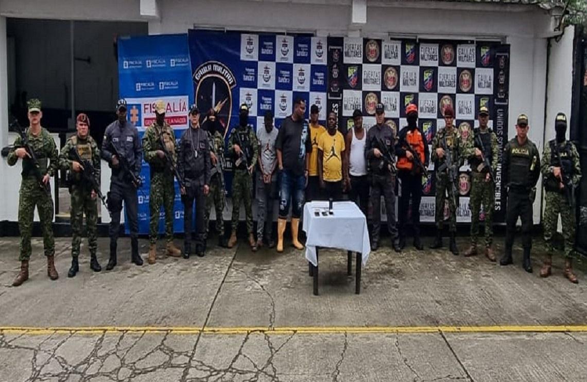 El GAULA Militar Buenaventura capturo seis integrantes de la Banda Local Los Espartanos