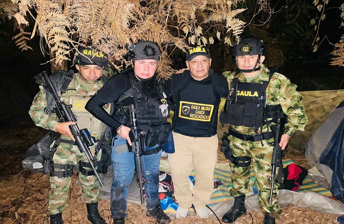 Gaula Militares rescataron a un secuestrado en Cauca