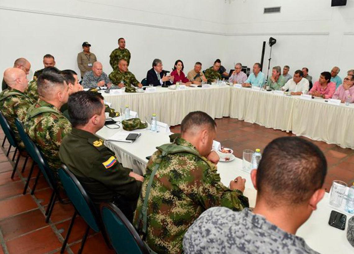 Mindefensa ratificó compromiso de la Fuerza Pública con los vallecaucanos